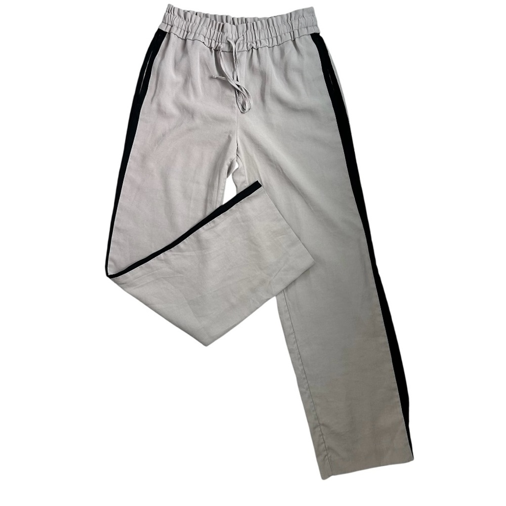 SIMPLY VERA WANG Women’s Pants Paper Bag Draw String Waist Wide Leg Pockets